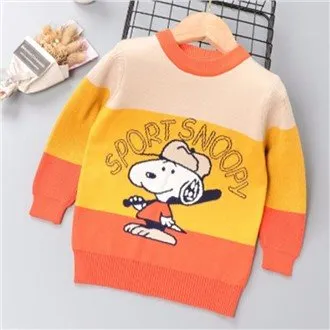 漫画の動物の子供用セーター