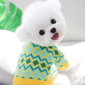 ファンシーハートデザイナー高級犬服ニットセーターペット猫犬セーター